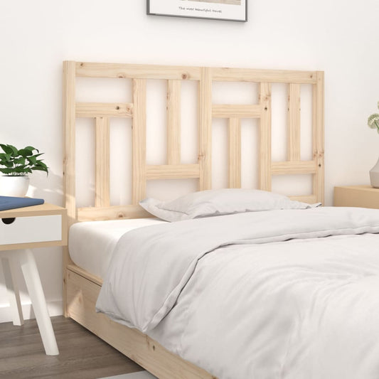 Bed Headboard 205.5x4x100 cm Solid Wood Pine