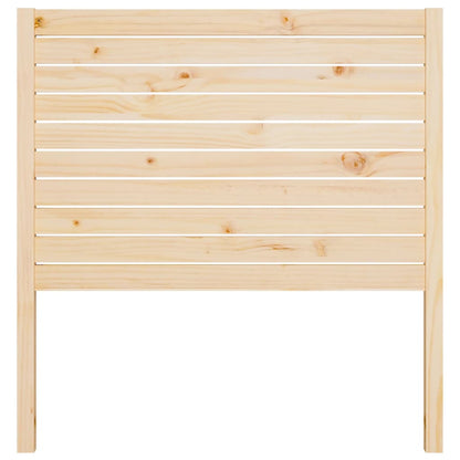 Bed Headboard 96x4x100 cm Solid Wood Pine