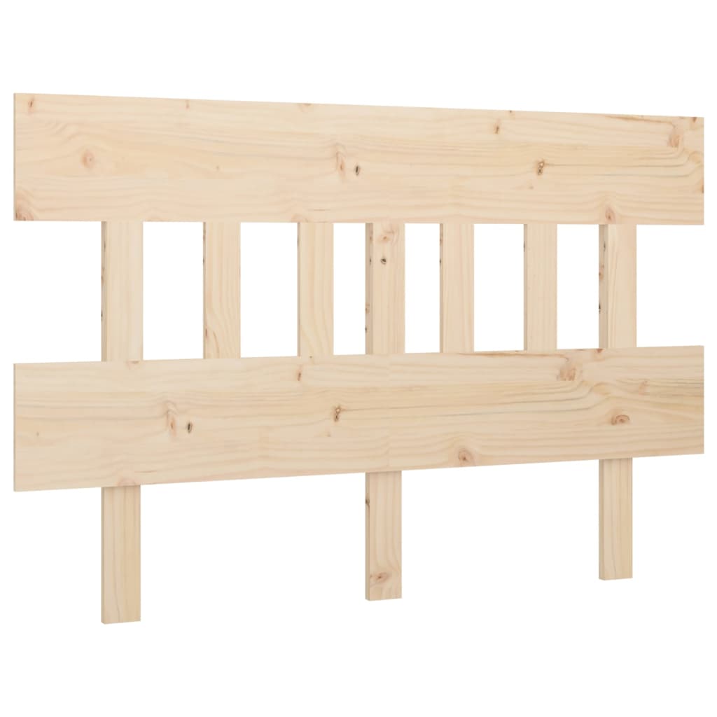 Bed Headboard 143.5x3x81 cm Solid Wood Pine