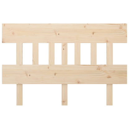 Bed Headboard 143.5x3x81 cm Solid Wood Pine