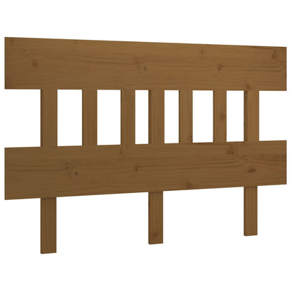 Bed Headboard Honey Brown 143.5x3x81 cm Solid Wood Pine