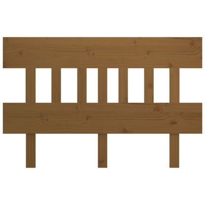 Bed Headboard Honey Brown 163.5x3x81 cm Solid Wood Pine