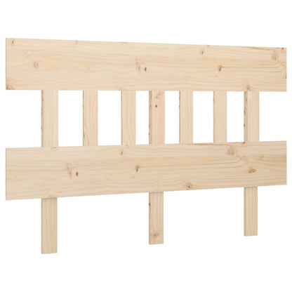 Bed Headboard 203.5x3x81 cm Solid Wood Pine