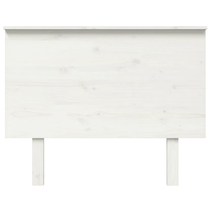 Bed Headboard White 104x6x82.5 cm Solid Wood Pine