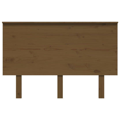 Bed Headboard Honey Brown 124x6x82.5 cm Solid Wood Pine