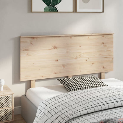Bed Headboard 144x6x82.5 cm Solid Wood Pine