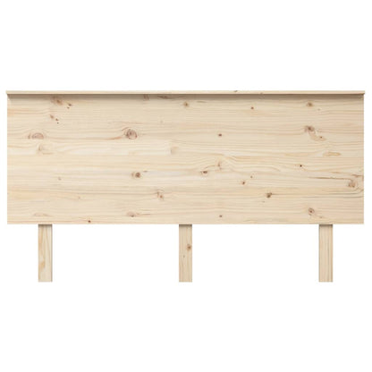 Bed Headboard 154x6x82.5 cm Solid Wood Pine