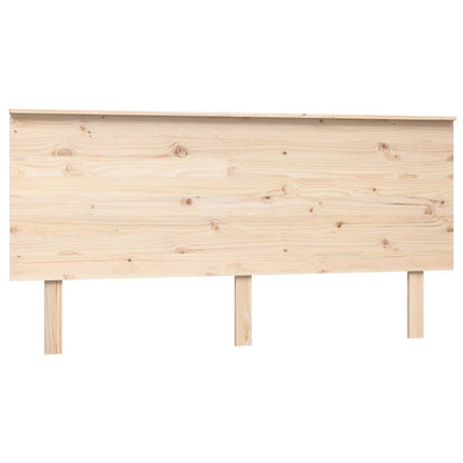 Bed Headboard 164x6x82.5 cm Solid Wood Pine