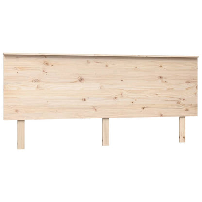 Bed Headboard 184x6x82.5 cm Solid Wood Pine