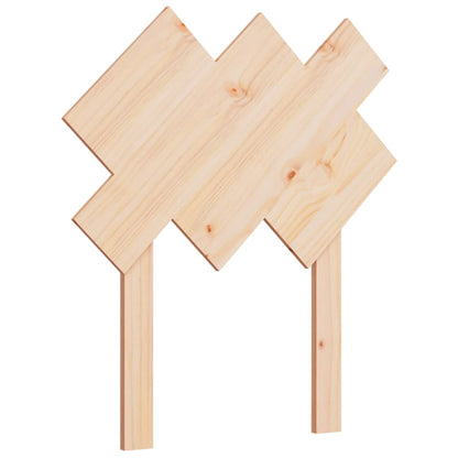 Bed Headboard 72.5x3x81 cm Solid Wood Pine
