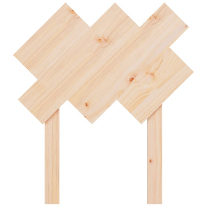 Bed Headboard 72.5x3x81 cm Solid Wood Pine