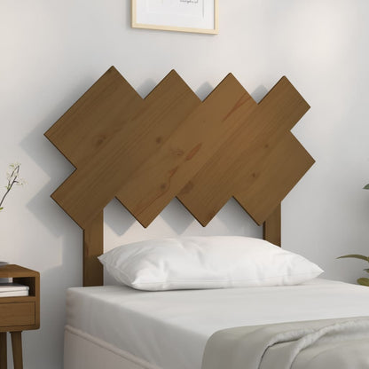 Bed Headboard Honey Brown 92x3x81 cm Solid Wood Pine