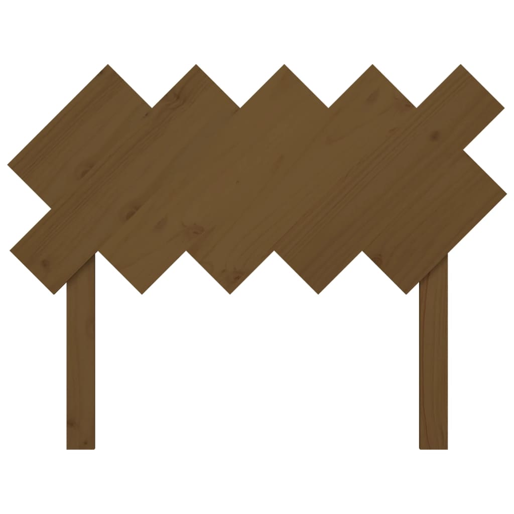 Bed Headboard Honey Brown 104x3x80.5 cm Solid Wood Pine