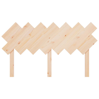 Bed Headboard 151.5x3x81 cm Solid Wood Pine