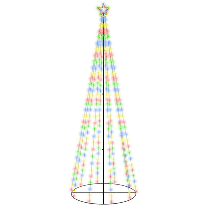 Christmas Cone Tree Colourful 310 LEDs 100x300 cm