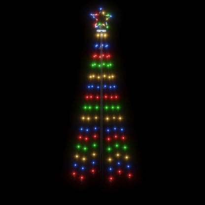 Christmas Tree with Spike Colourful 108 LEDs 180 cm