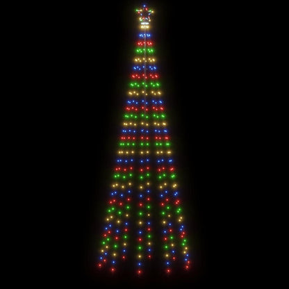 Christmas Tree with Spike Colourful 310 LEDs 300 cm