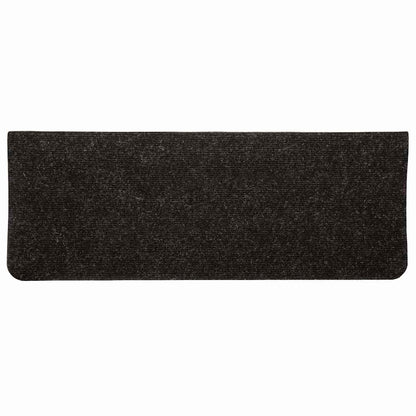 Stair Mats Self-adhesive 15 pcs 65x24.5x3.5 cm Anthracite
