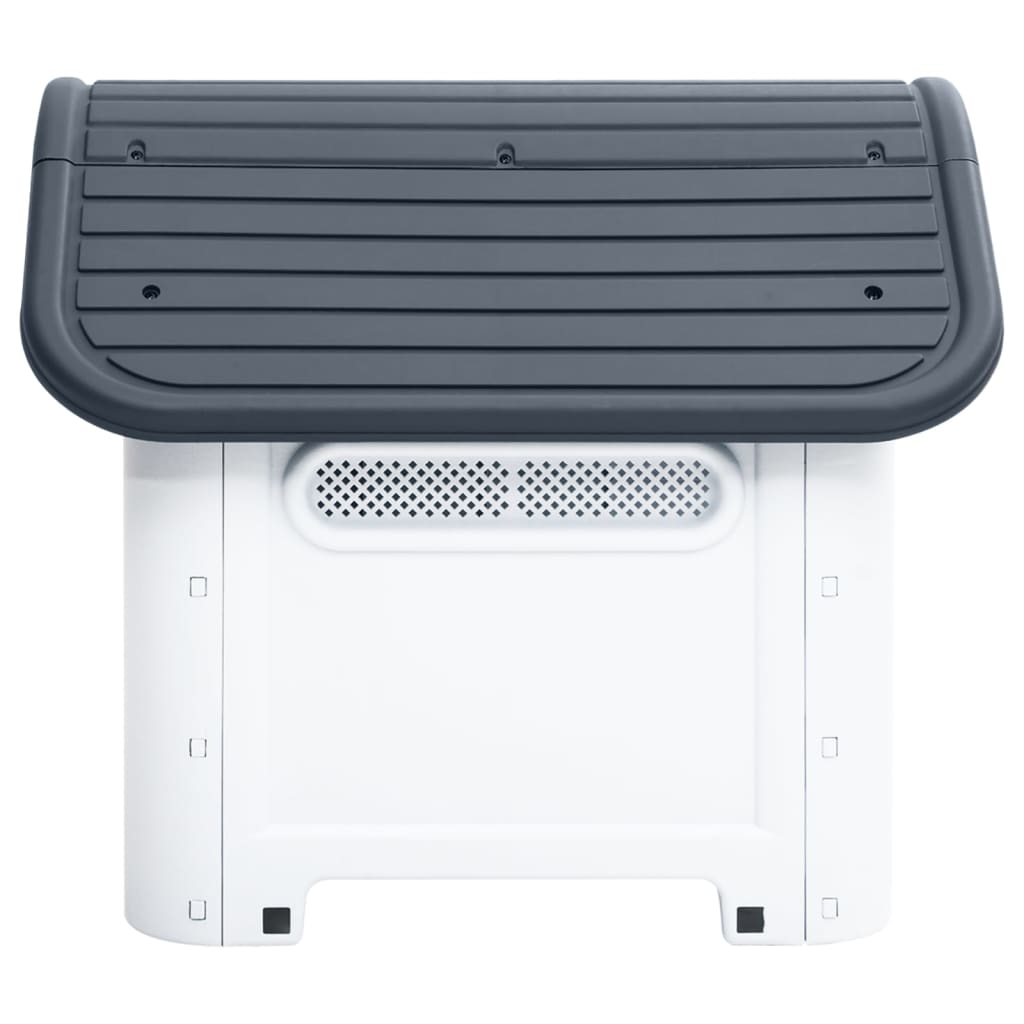 Dog House Grey 59x75x66 cm Polypropylene