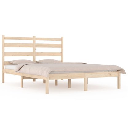 Bed Frame without Mattress Solid Wood 160x200 cm