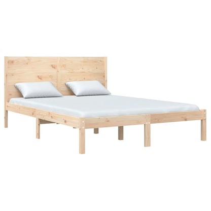 Bed Frame without Mattress 160x200 cm Solid Wood Pine