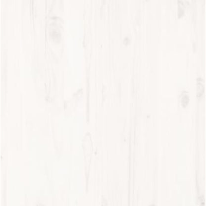 Bed Frame without Mattress White 120x190 cm Small Double Solid Wood