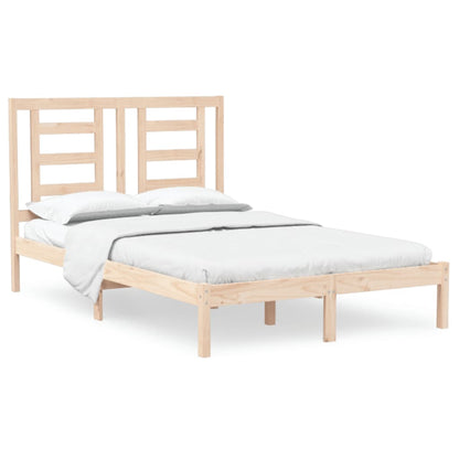 Bed Frame without Mattress 120x190 cm Small Double Solid Wood
