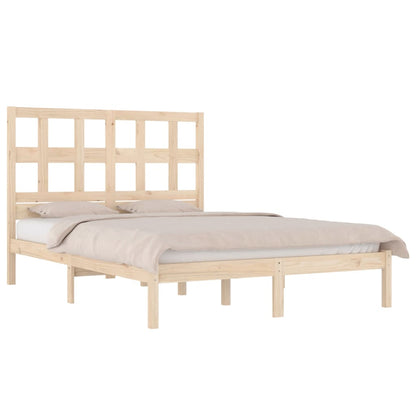 Bed Frame without Mattress 160x200 cm Solid Wood Pine