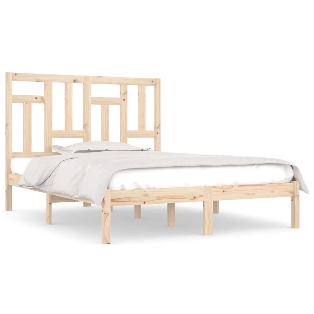 Bed Frame without Mattress 120x190 cm Small Double Solid Wood