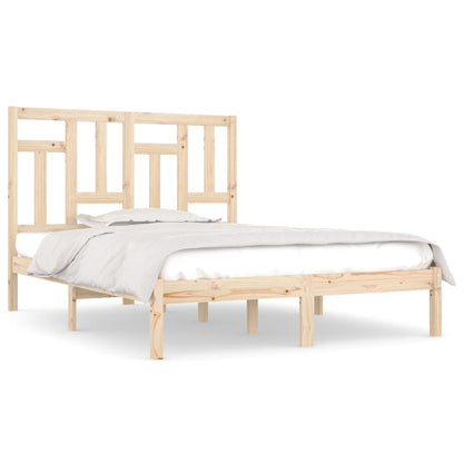 Bed Frame without Mattress 120x190 cm Small Double Solid Wood