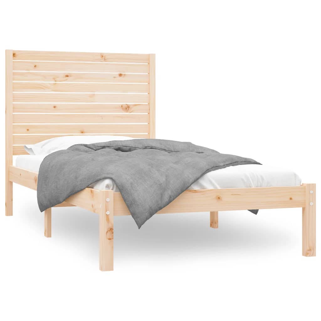 Bed Frame without Mattress 100x200 cm Solid Wood