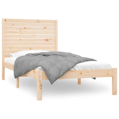 Bed Frame without Mattress 100x200 cm Solid Wood