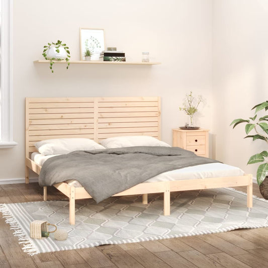 Bed Frame without Mattress 180x200 cm Super King Solid Wood