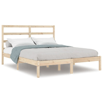 Bed Frame without Mattress 120x190 cm Small Double Solid Wood