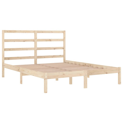 Bed Frame without Mattress 120x190 cm Small Double Solid Wood