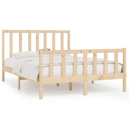 Bed Frame without Mattress 120x190 cm Small Double Solid Wood