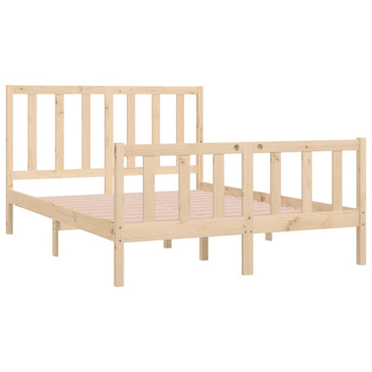Bed Frame without Mattress 120x190 cm Small Double Solid Wood