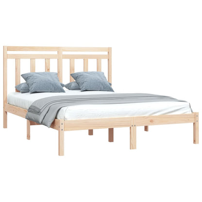 Bed Frame without Mattress 120x190 cm Small Double Solid Wood
