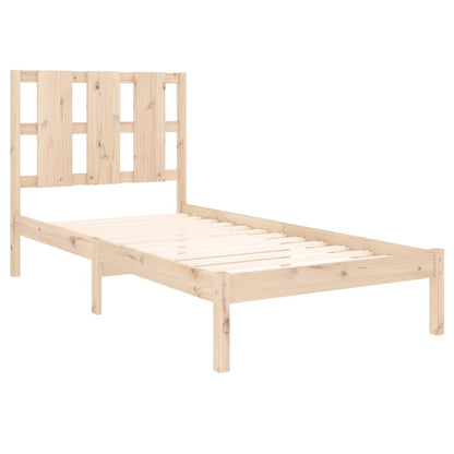 Bed Frame without Mattress 100x200 cm  Solid Wood Pine