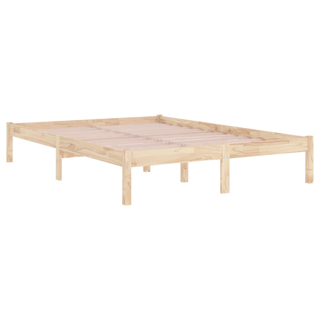 Bed Frame without Mattress 120x190 cm Small Double Solid Wood