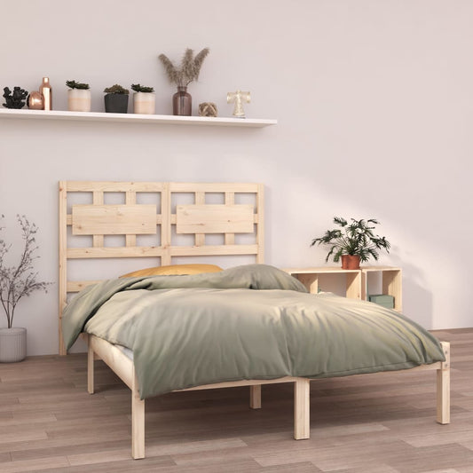 Bed Frame without Mattress 120x190 cm Small Double Solid Wood