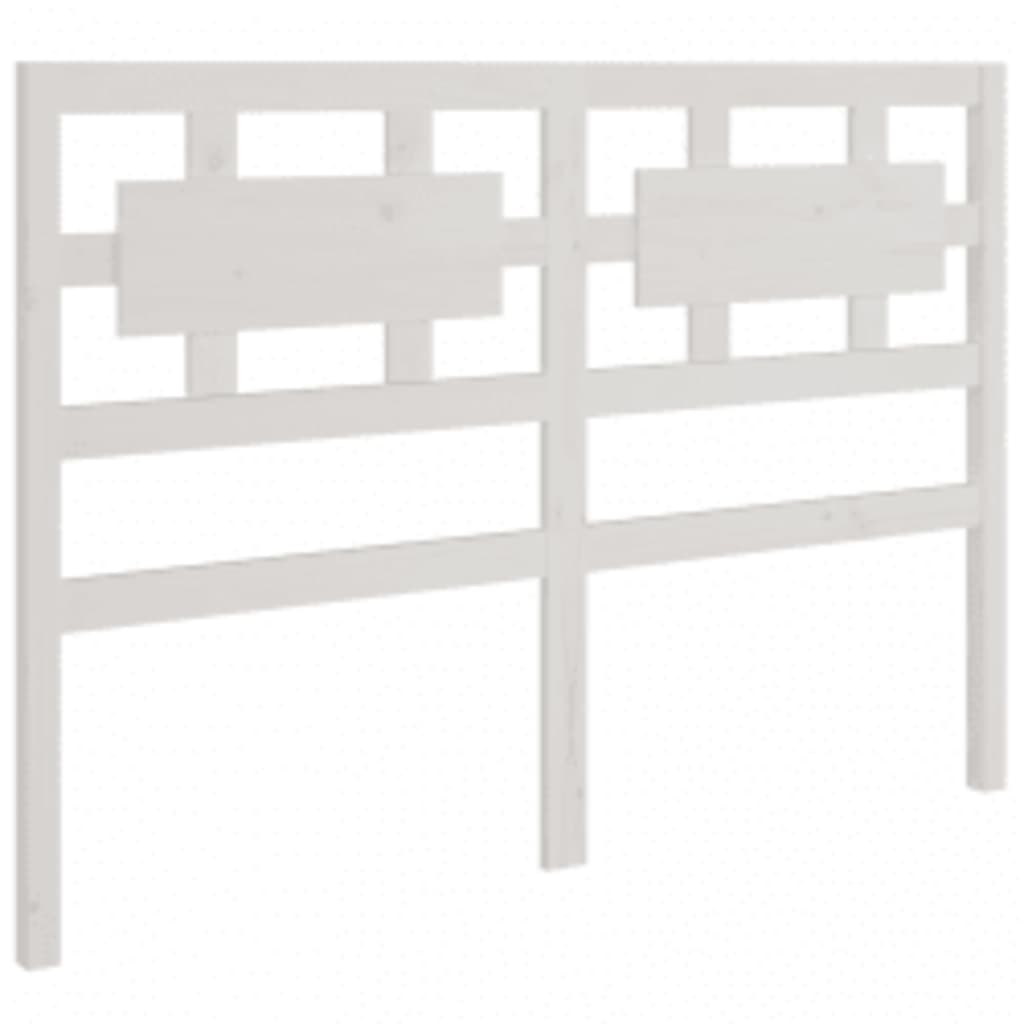 Bed Frame without Mattress White 180x200 cm Super King Solid Wood
