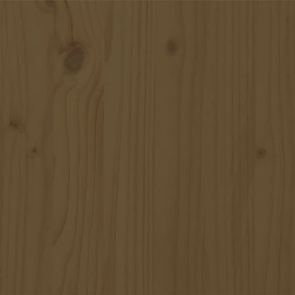 Bed Frame without Mattress Honey Brown Solid Wood 200x200 cm