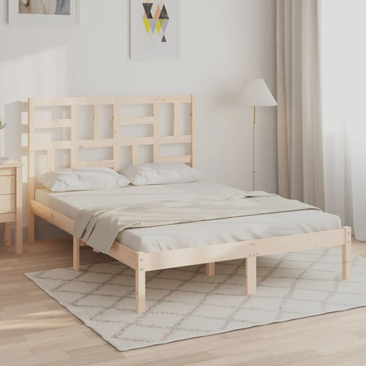 Bed Frame without Mattress Solid Wood 160x200 cm