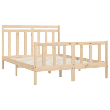 Bed Frame without Mattress Solid Wood Pine 160x200 cm