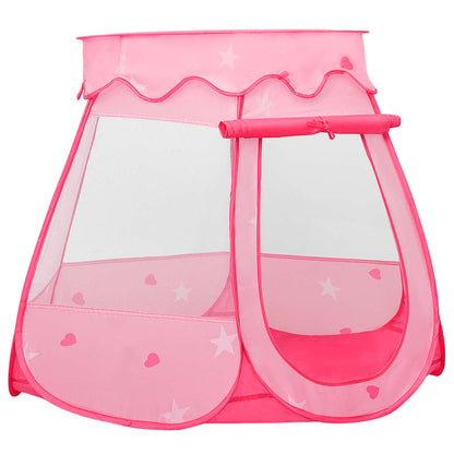Children Play Tent with 250 Balls Pink 102x102x82 cm