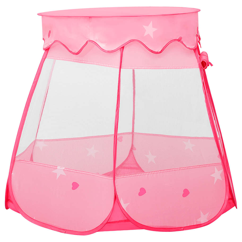 Children Play Tent with 250 Balls Pink 102x102x82 cm