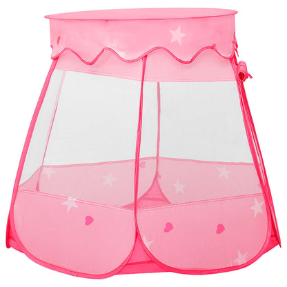 Children Play Tent with 250 Balls Pink 102x102x82 cm