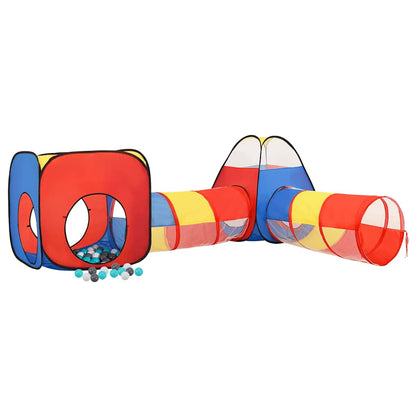 Children Play Tent with 250 Balls Multicolour 190x264x90 cm