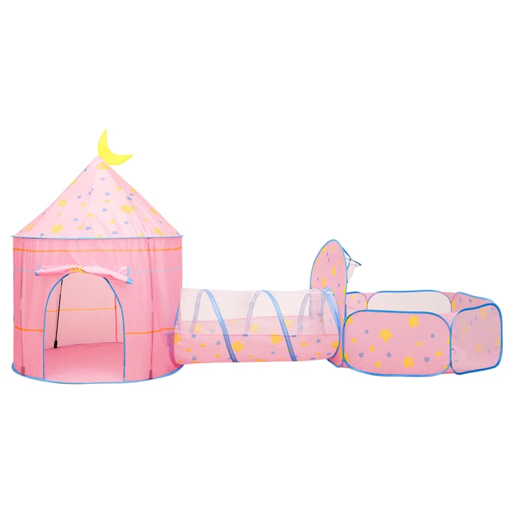 Children Play Tent with 250 Balls Pink 301x120x128 cm